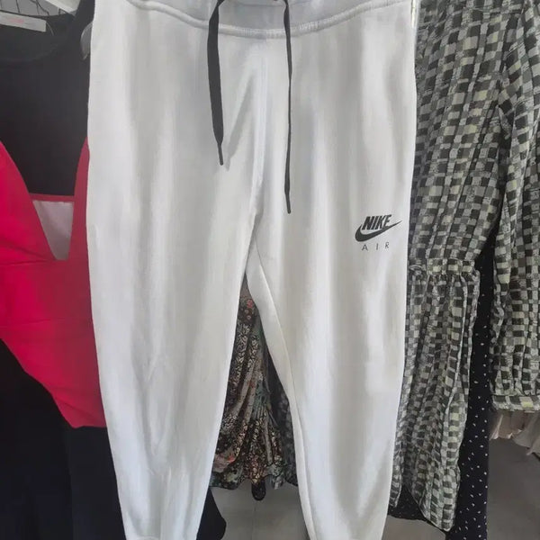 [BUNJANG] Nike Air Fleece/Terry Jogger Pants (White) / 나이키 에어 플리스/테리 조거 팬츠(화이트)