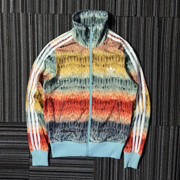 [BUNJANG] Adidas Originals Feather Print Firebird Track Top / 아디다스 오리지널스 페더 프린트 파이어버드 트랙탑