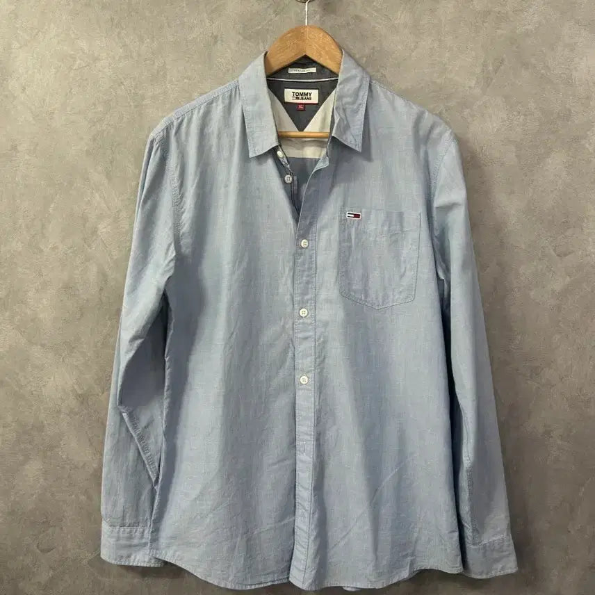 [BUNJANG] Tommy Hilfiger Oxford Shirt Light Blue XL / 타미힐피거 옥스포드 셔츠 라이트 블루 XL