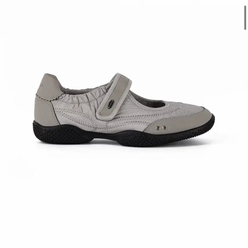 [BUNJANG] GIHO Rupa Shirring Velcro Sneakers Gray Size 240 / 기호) 루파 셔링 벨크로 스니커즈 그레이 240 size