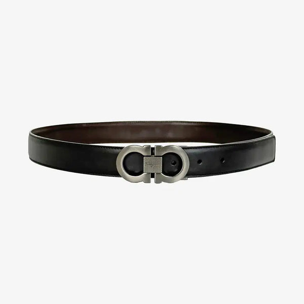[BUNJANG] Salvatore Ferragamo Leather Belt Black / 페레가모 벨트 2T845U4K