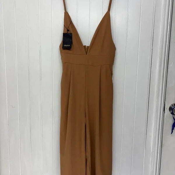 [BUNJANG] abplus Camel Jumpsuit Women's Free Size / 새상품 ab플러스 카멜색 점프수트 여성F ㅡ0803
