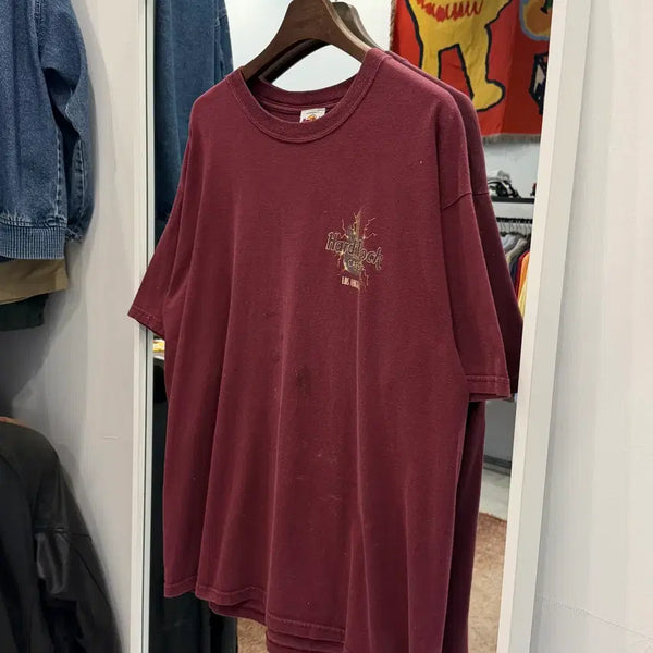 [BUNJANG] 00s Hard Rock Cafe Lightning Fading Short Sleeve T-Shirt XL / 00s Hard Rock Cafe 하드락카페 라이트닝 페이딩 반팔 티셔츠