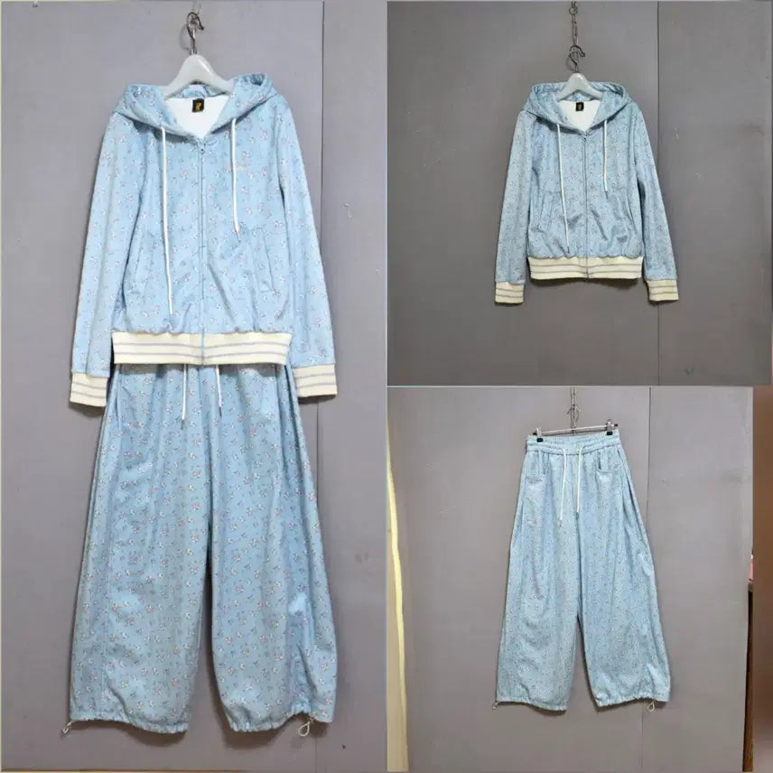 [BUNJANG] Rabbit Print Wide-Leg Trousers - Size M / 토끼그림 핏이쁜 바지 M   n8315