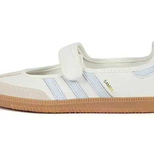 [BUNJANG] Adidas Originals Samba Jane Cloud White Gum Sneakers / 아디다스 오리지널스 삼바 제인 클라우드 화이트 검 JR7339   스니커즈