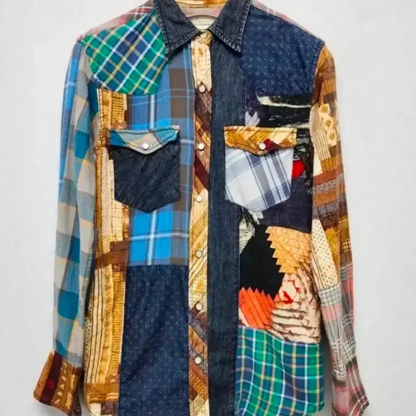 [BUNJANG] Denim & Supply Ralph Lauren Patch Shirt XS / 데님앤서플라이 랄프로렌 패치셔츠 XS사이즈