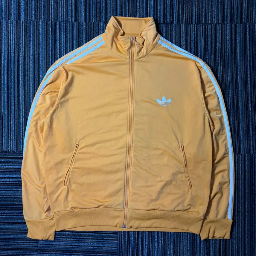 [BUNJANG] Adidas Mustard Firebird Track Top / 아디다스 머스타드 파이어버드 트랙탑