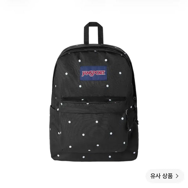 [BUNJANG] JanSport SuperBreak Backpack Polka Dot Black / 잔스포츠 슈퍼브레이크 백팩 폴카 도트 블랙