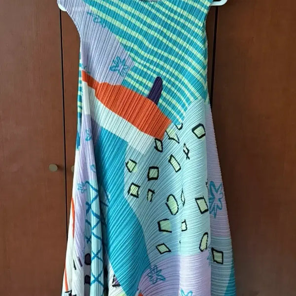 [BUNJANG] Pleated Long Dress / 플리츠 롱 원피스