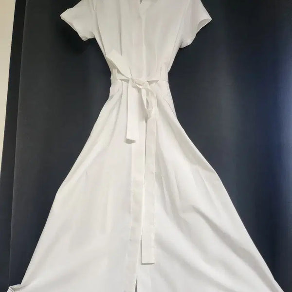 [BUNJANG] White Shirt Dress / (업로드가격/무료배송/새제품)지금 딱! 화이트 셔츠 원피스