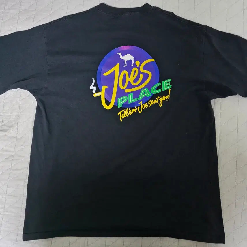 [BUNJANG] Vintage 90s Joe's Place Camel Single Stitch T-Shirt XL / [XL] 90s 빈티지 카멜 joe's place 티셔츠 ver 델타