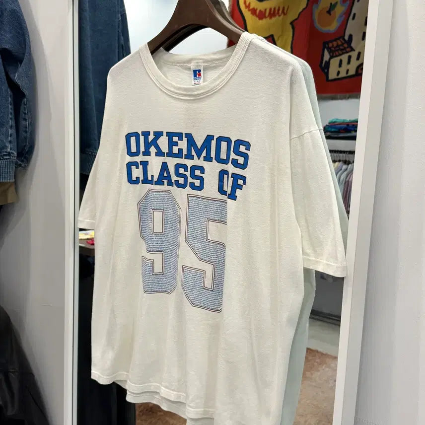 [BUNJANG] 90s Russell Athletic CLASS OF 95 Made in USA T-Shirt XL / 90s Russell 러셀 CLASS OF 95 반팔 티셔츠 (made in USA)