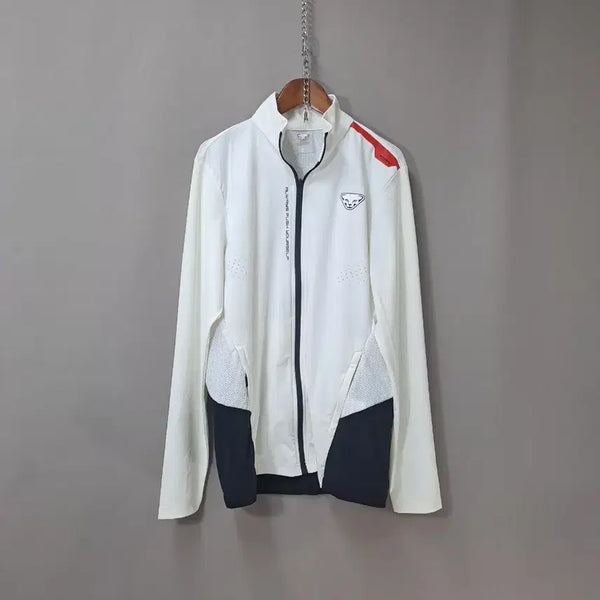 [BUNJANG] DyNRIFIT Training Zip-Up White Black / DyNRIFIT 트레이닝 집업 화이트 블랙