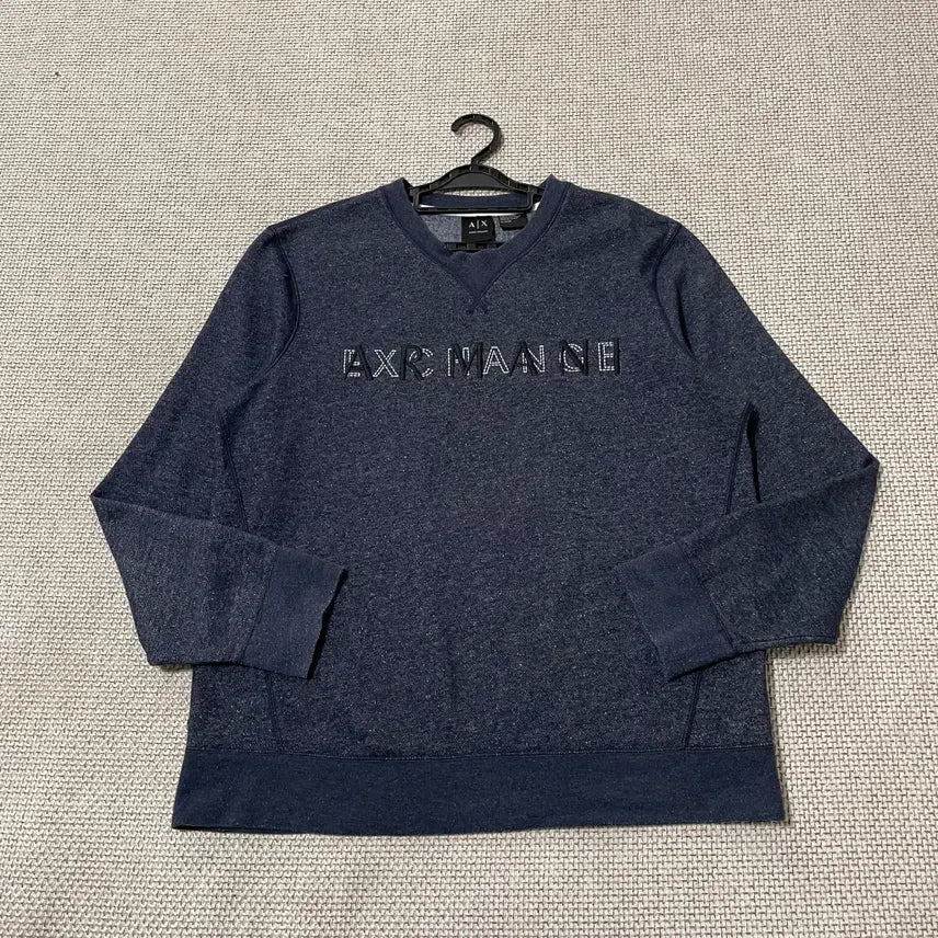 [BUNJANG] Armani Exchange Brushed Cotton Round Neck Sweatshirt XL / XL 알마니 기모 라운드 맨투맨 N.9584