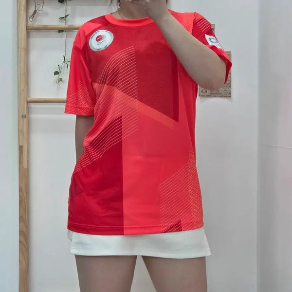 [BUNJANG] ASICS 2020 Tokyo Olympics Japan National Team Official Training T-Shirt - L / [프립]L/아식스 2020 도쿄 올림픽 일본 국가대표팀 공식 트레이닝 티셔츠