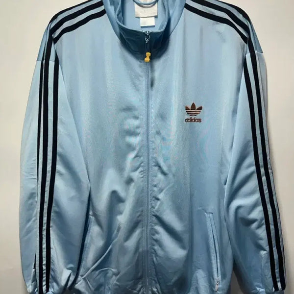 [BUNJANG] Adidas Vintage Track Top Jersey Olive Blue XL / 아디다스 구 트랙탑져지 올리브 블루XL