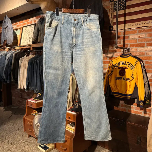 [BUNJANG] 1970s USA Vintage Wrangler Bell-Bottom Bootcut Cowboy Denim Pants / 70s USA 빈티지 랭글러 벨바텀 부츠컷 카우보이 데님 팬츠