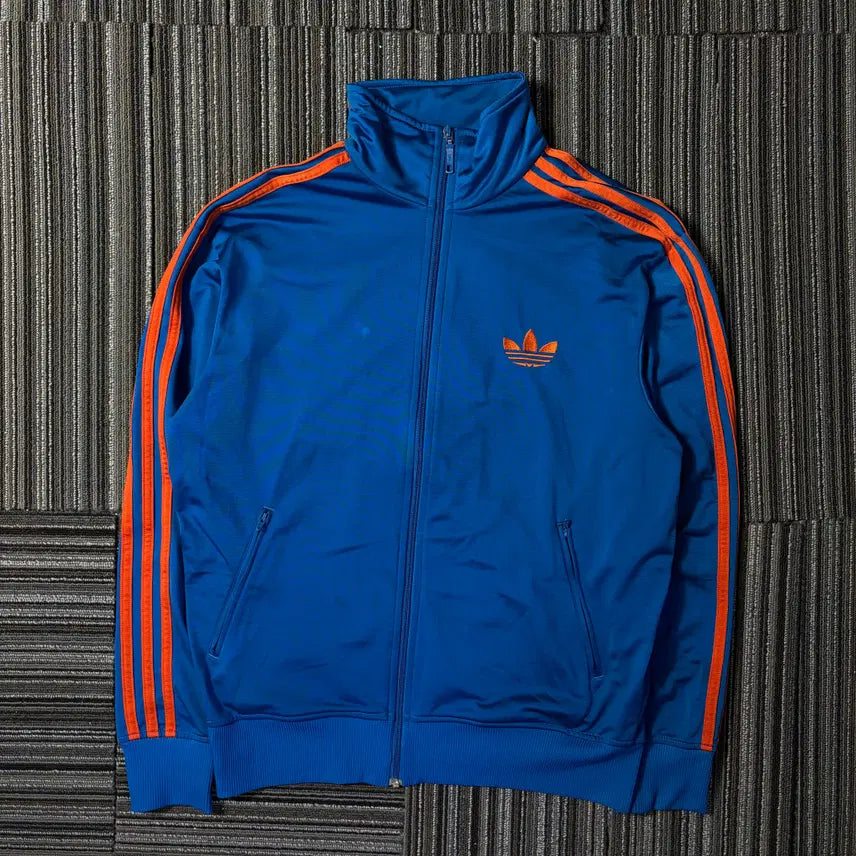 [BUNJANG] Adidas Blue Orange Firebird Track Top / 아디다스 블루 오렌지 파이어버드 트랙탑