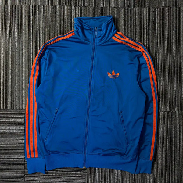 [BUNJANG] Adidas Blue Orange Firebird Track Top / 아디다스 블루 오렌지 파이어버드 트랙탑