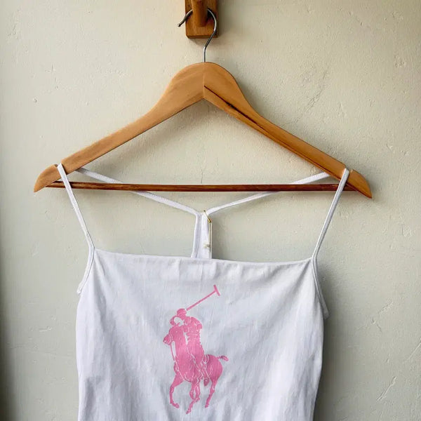 [BUNJANG] Polo Ralph Lauren Big Pony Sleeveless Top / 17655 - 폴로 랄프로렌 빅포니 슬리브리스