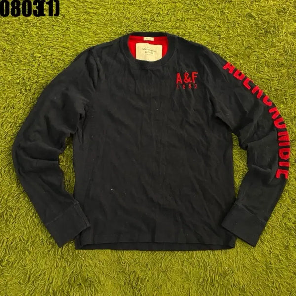 [BUNJANG] Abercrombie & Fitch Black Sweatshirt / 아베크롬비 앤 피치 맨투맨 블랙
