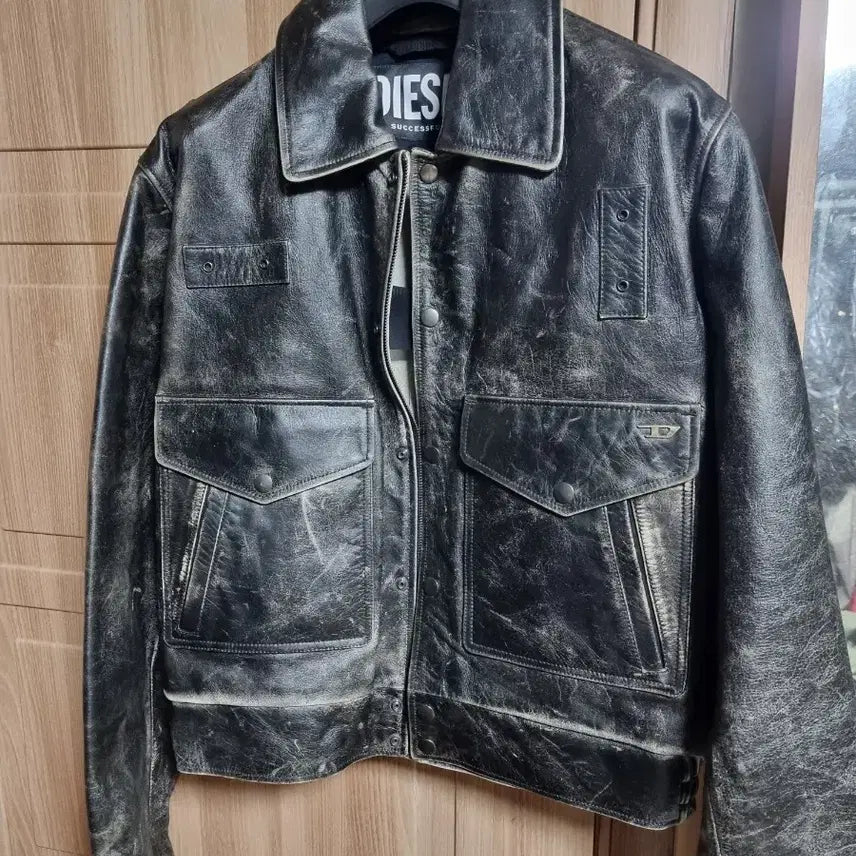 [BUNJANG] Diesel Leather Jacket / 디젤 가죽자켓