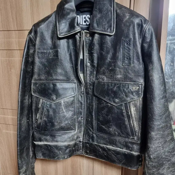 [BUNJANG] Diesel Leather Jacket / 디젤 가죽자켓
