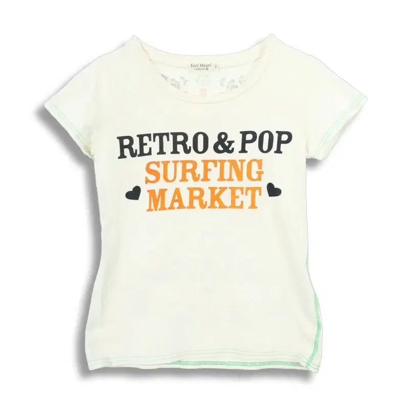[BUNJANG] JAPAN Women's Cotton Lettering Short-Sleeve T-Shirt (M) / JAPAN (WOMEN - M) 코튼 레터링 반팔 티셔츠