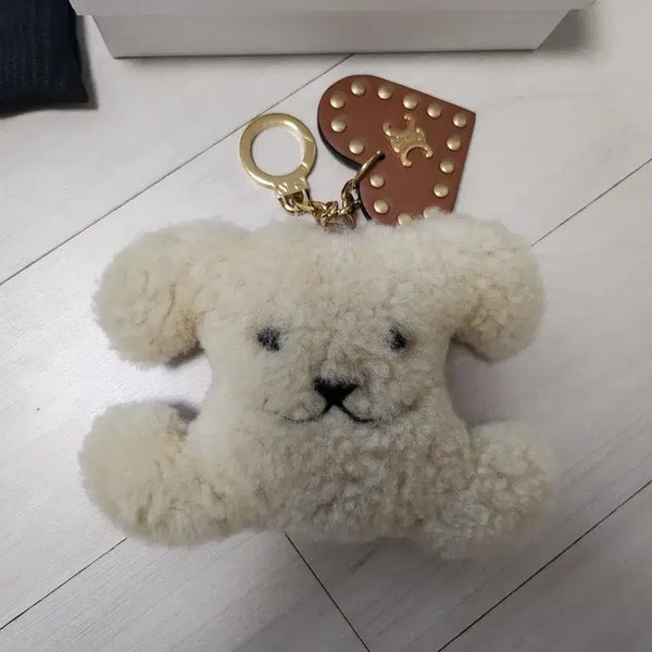 [BUNJANG] Celine Pompom Charm Bag Accessory / 셀린느 폼폼 키링 백참