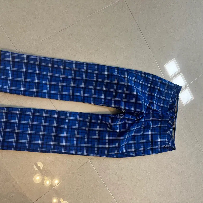 [BUNJANG] Callaway Golf Women's Blue Check Pattern Golf Pants / 체크무늬 바지 켈러웨이골프