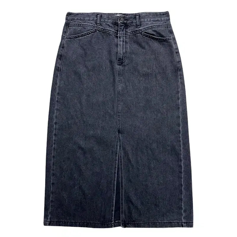 [BUNJANG] LE CORMANG Denim Skirt Black L / LE CORMANG 데님 스커트 블랙 L