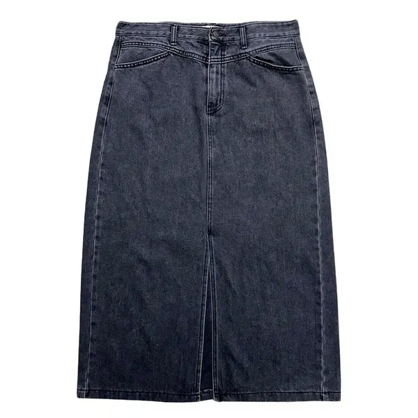 [BUNJANG] LE CORMANG Denim Skirt Black L / LE CORMANG 데님 스커트 블랙 L