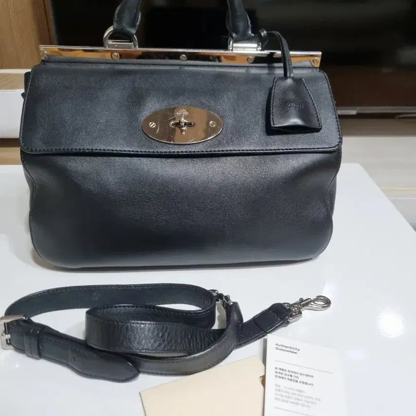 [BUNJANG] Mulberry Bayswater Black Leather Tote Bag / 멀버리 베이스워터 블랙토드백