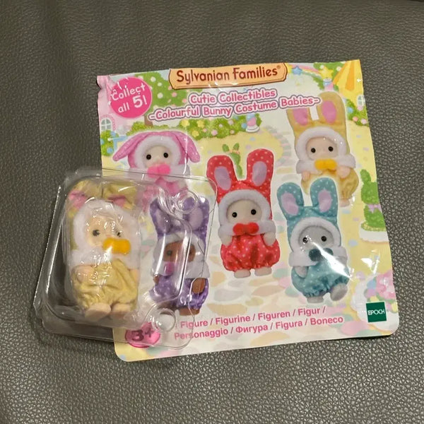 [BUNJANG] Sylvanian Families 40th Anniversary Colorful Yellow Rabbit / 실바니안 40주년 컬러풀 노란 토끼