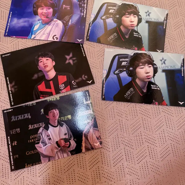 [BUNJANG] KT Rolster Ghost Jang Yong-jun 10th Anniversary Postcard Bundle Set / kt롤스터 고스트 ghost 장용준 10주년 엽서