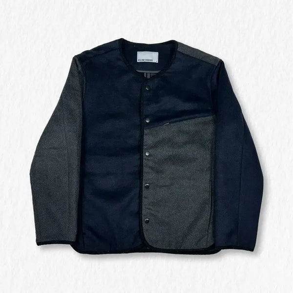 [BUNJANG] Beslow Colorblock Wool Jacket / 비슬로우 배색 울 자켓