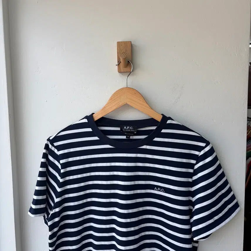 [BUNJANG] A.P.C. Striped Short Sleeve T-Shirt / 17658 - A.P.C. 아페쎄 스트라이프 반팔 티셔츠
