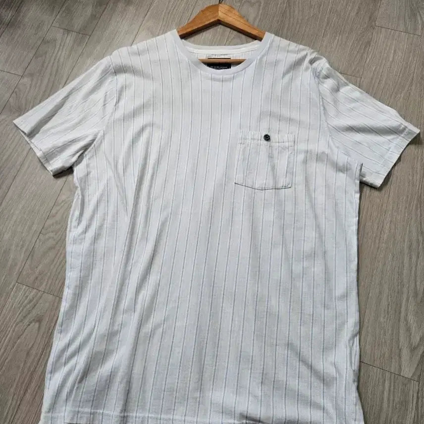 [BUNJANG] Abercrombie & Fitch Men's Striped Short Sleeve T-Shirt XL / 아베크롬비 XL 남성 스트라이프 반팔 티셔츠