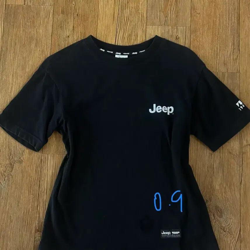 [BUNJANG] Jeep Black Short Sleeve T-Shirt / Jeep 반팔 티셔츠 블랙