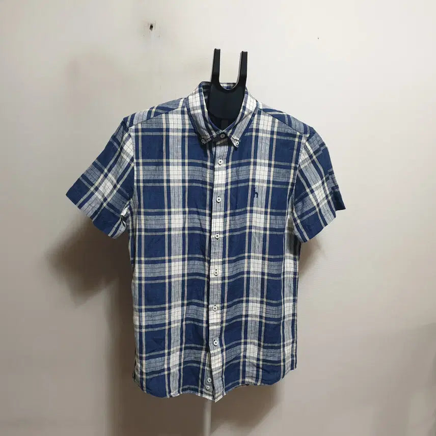 [BUNJANG] Hazzys Short Sleeve Shirt / 헤지스 반팔마남방셔츠/100