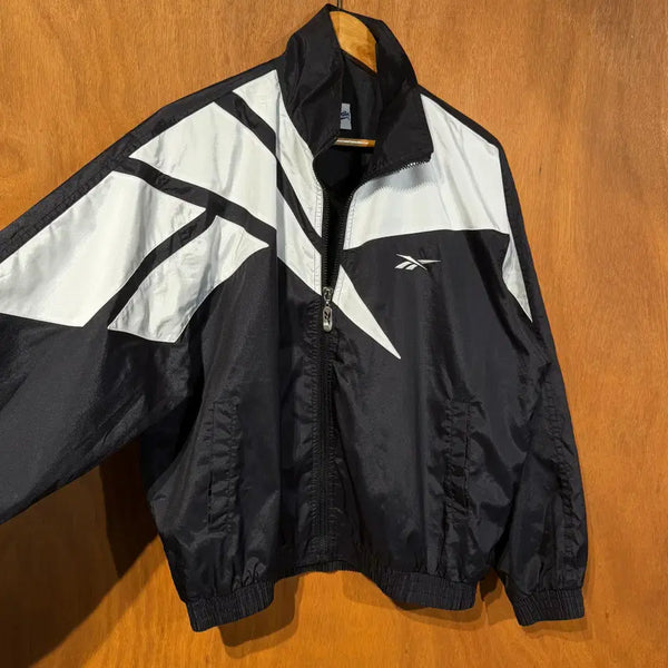 [BUNJANG] Reebok 90s Old School Windbreaker M-L / 리복 90s 올드스쿨 바람막이 M~L