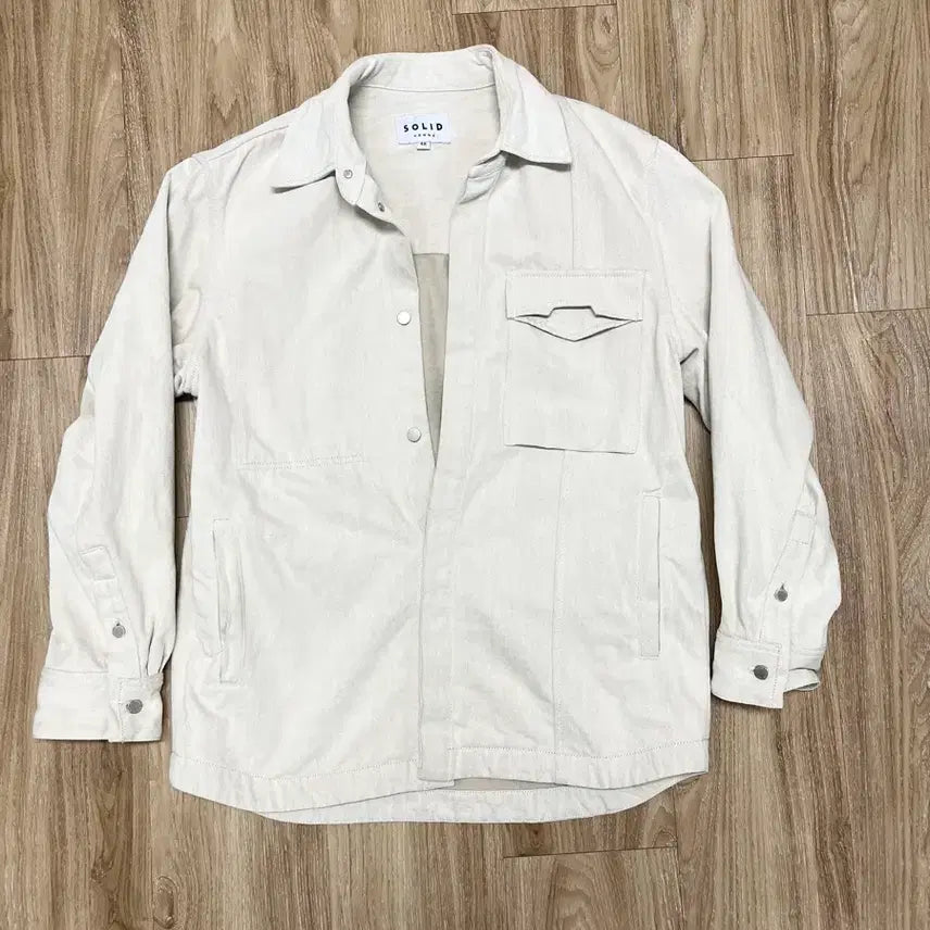 [BUNJANG] Solid Homme Trucker Jacket Beige / 솔리드옴므 트러커 자켓 48
