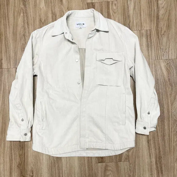 [BUNJANG] Solid Homme Trucker Jacket Beige / 솔리드옴므 트러커 자켓 48