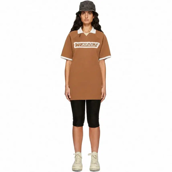 [BUNJANG] WE11DONE Brown Polo Dress XS / 새제품) 웰던 WE11DONE 브라운 폴로 원피스 XS