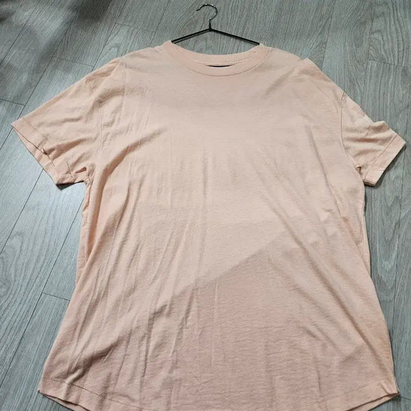 [BUNJANG] Abercrombie & Fitch Men's Short Sleeve T-Shirt XL Coral / 아베크롬비  XL 남성 반팔티셔츠  연살구색