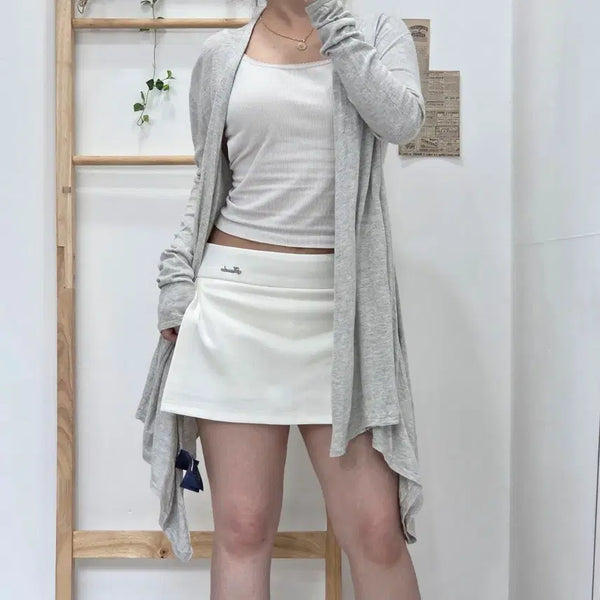 [BUNJANG] Polo Ralph Lauren Women's M Drape Open-Front Shawl Long Cardigan / [프립]M/폴로랄프로렌 여성 드레이프 오픈형 숄 롱 가디건