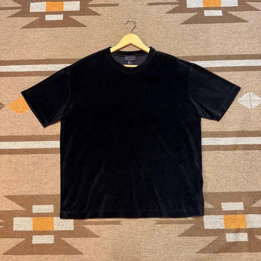 [BUNJANG] H&M Velour Short Sleeve T-Shirt L / H&M 에이치앤엠 벨루어 반팔 L 벨벳