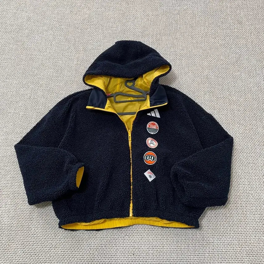 [BUNJANG] Adidas Reversible Fleece Jacket / 150 아디다스 양면 리버시블 후리스 자켓 B.6154