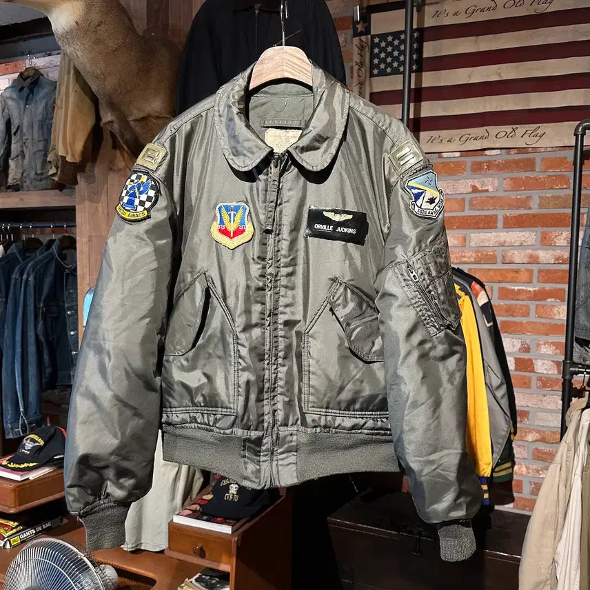 [BUNJANG] 1980s US Military CWU 45/P Full Patch Jacket / 80s US 밀리터리 CWU 45/P 풀 패치 자켓