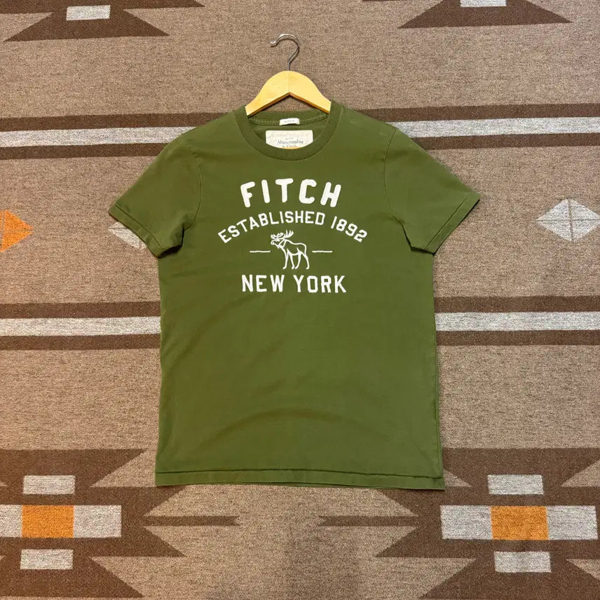 [BUNJANG] Abercrombie & Fitch Spell Out Short Sleeve T-Shirt L / 아베크롬비 스펠아웃 반팔 티셔츠 L